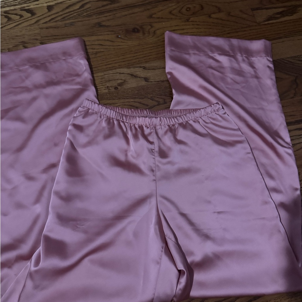 a new day Dusty Rose Satin Pants
